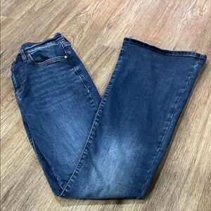 a.n.a Dark Blue Flare & Wide Leg Jeans